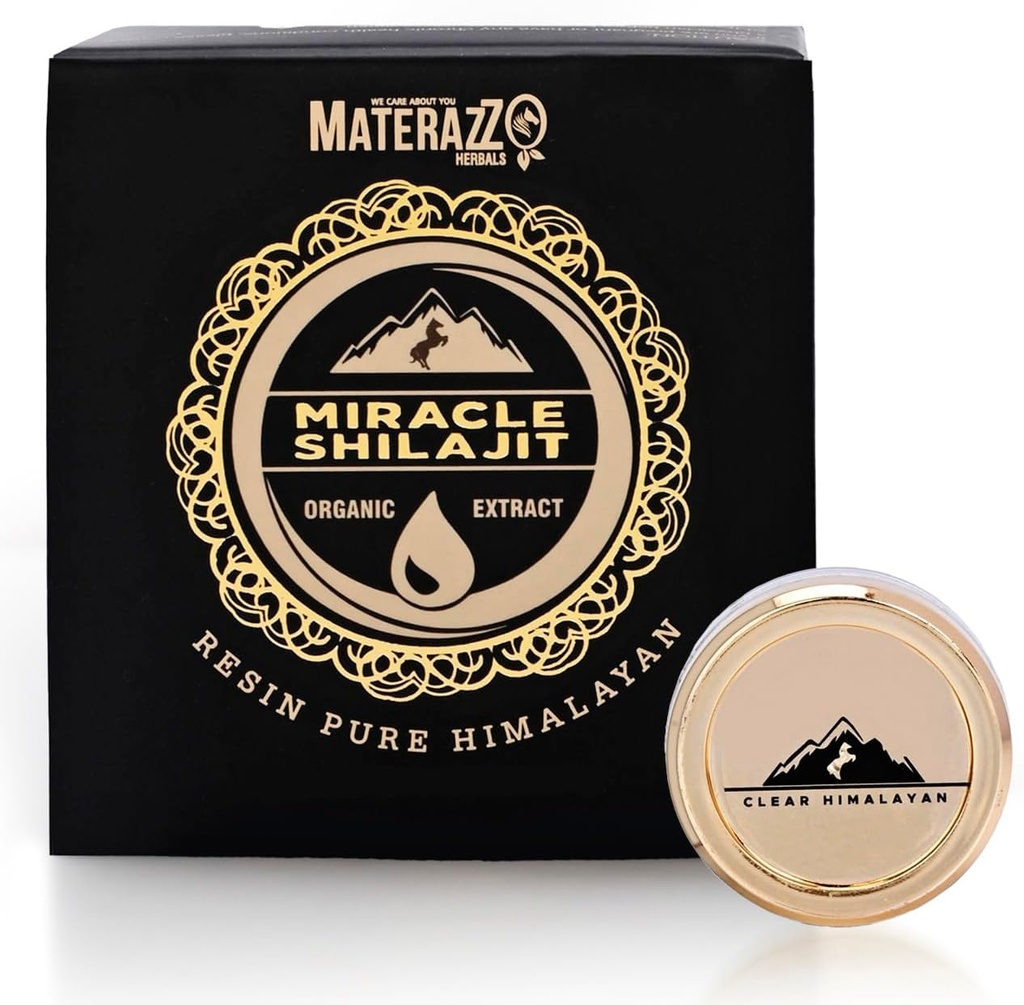 Pure Himalayan Shilajit Resin 10g (1 Pack) - Organic Gold Grade Supplement with 85+ Trace Minerals, Fulvic Acid - Supports Vitality & Overall Wellness - Ideal for Men & Women