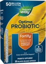 Nature 's Way Fortify Optima Probiotic for Men and Women, 50 Billion Live Cultures, 6 Strany, Podporuje Hudební a imunitní zdraví *, 30 Kapsle (Balení květen Vary)
