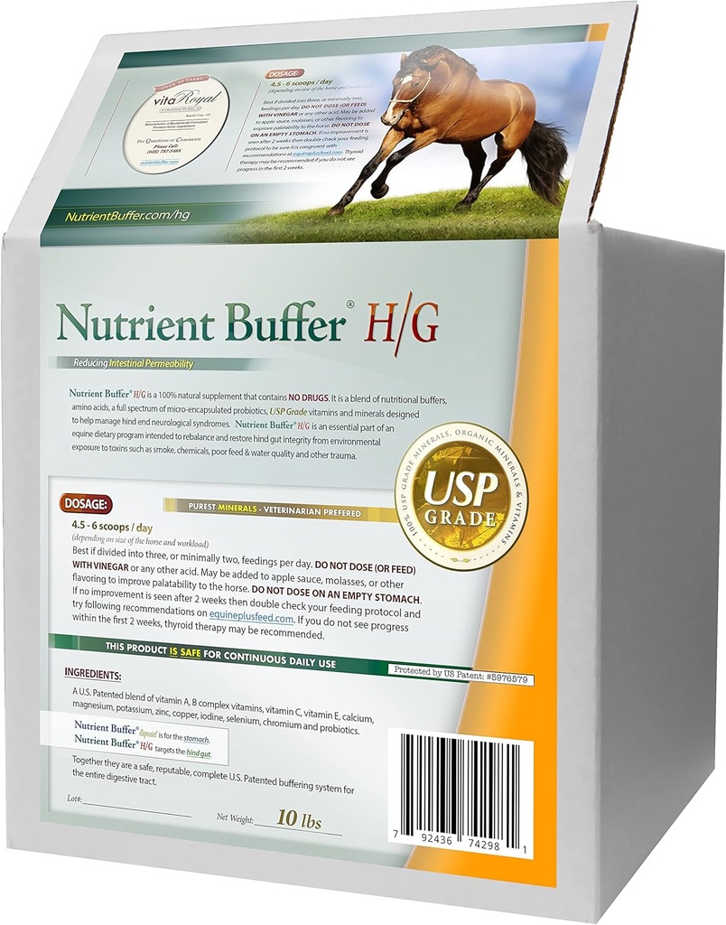 HG - Equine Hind Gut Lower Gastric Дайджест Підтримка формули для коней