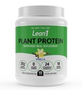 Lean1 Plant Based Protein Powder, Meal Replacement, Vanilla Flavor, Clean Protein, 15 Serving