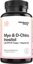 M-y-o in-os-itol & D-Chiro Inositol Capsule cu MTHF, Folate, Vitamina D