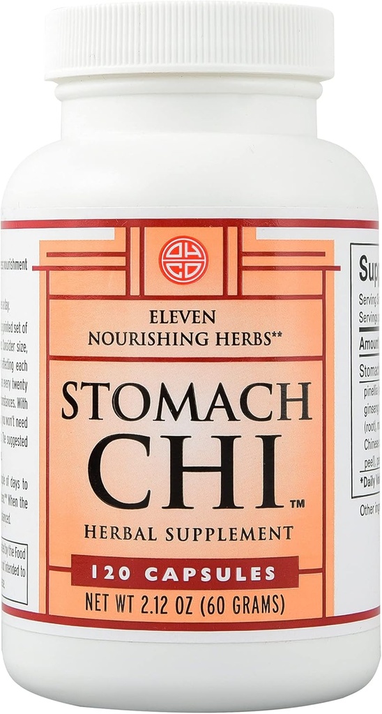 Stomach Chi - Chinese Herbal supplement for Digestive Health - Strengthen ' Restore Digestive System " Improve Function to Aid Stomach Relief - Natural Digestive Support - 120 Capsules