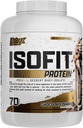 Nutrex Research IsoFit Whey Protein Powder Instantized 100% Whey Protein Isolat (70 Servings, Chocolate Shake)
