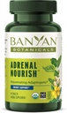 Banyan Botanicals Adrenal Nfeated - Organic Adaptogen Suplement - Adrenal Dukungan untuk Energi Alam dengan Organik Ashwagandha, Gokshura & Guduchi * - 90 Tablet