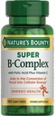 Bounty Super B-complex con acido folico Plus vitamina C, 300 compresse (2 X 150 Conte Bottiglie)