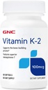 GNC Вітамін K-2 100mcg, Підтримує процес Bone-Building, 60 Softgels
