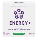 Energi + Tanaman berbasis Mental Energy & Motivasi Minum, Pomegrate Lime, 30 Tongkat
