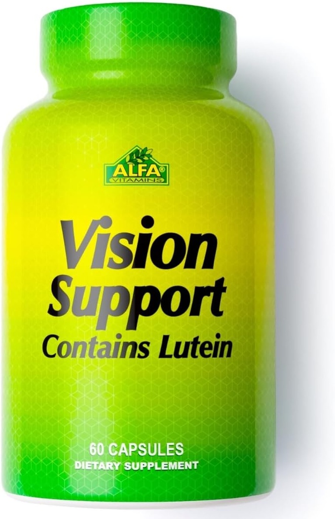 ALFA VITAMINS Vision Support 60 Capsules - Nutritional Support for Healthy Eyes
