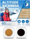 יאסirona Altitude Sickness Prevention Patches, Fights High Aldicanessתסמינים, Boosts Oxygen Intake, תומך במהירות גבוהה Altitude Acclimation ((60 Count - Pack of 1))