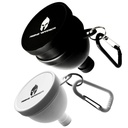 ขนาดเล็ก 2-Pack 2-Pack Portable Protin Water Funnel Funnel | สมบูรณ์แบบสําหรับ pre-Forout, BCAA's, และ Protein access (Protein) Cartchine Water Plotine Water Plother