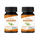 ORGANIC SPREE Brahmi 120 Tablets - USDA Organic Brahmi (Bacopa monnieri) Supplement, Supports Memory, Focus & Daily Wellness* - Pack of 2