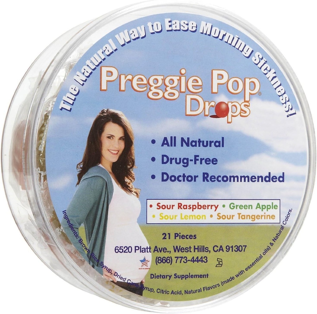 Preggie Pop Drops,Contain