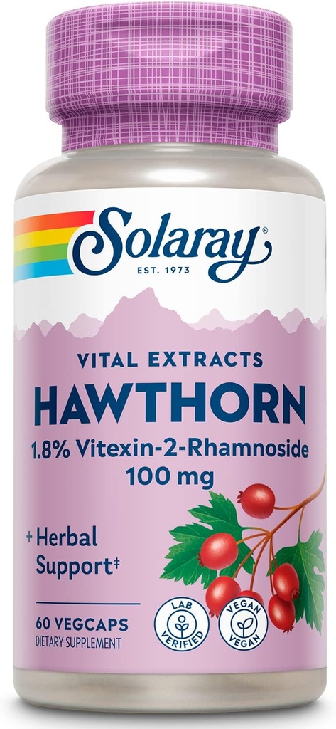 SOLARAY Hawthorn Extract 100 mg