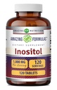 Amazing Formulas Inositol Tablets Supplement | 1000 Mg per Serving | Vitamin B8 | Non-GMO | Gluten-Free | Made in USA (1 Pack, 120 Count)