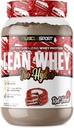 Musclesport Lean Whey RevolutionTM Protein Powder - Whey Protein Isolate - 낮은 칼로리, 낮은 차브, 낮은 지방, 식용 풍미 - 25g Protein per Scoop - 2lb Red Velvet