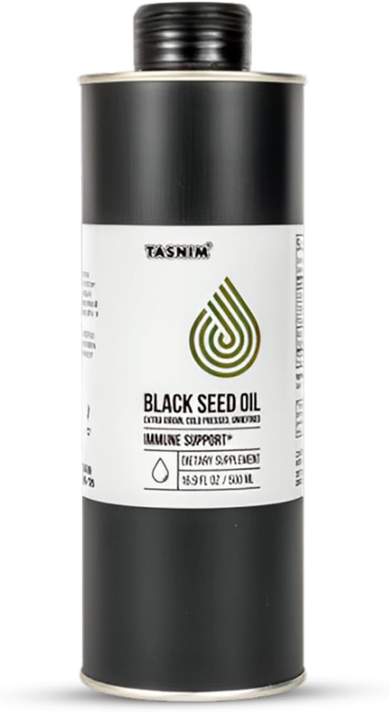 100 % ชาวเอธิโอเปีย Black Seed สีน้ํามัน 16.9 FIOs - สีดําที่ถูกกดทับเพื่อรองรับอิมมูน, High Potsient 5.7% - 21% ผิว Pourtmoquinone, High & Offol Woods – Unrejed Black Culmin Seed Culmin – Gluten Free.