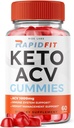 rize laboratoře Rapid Fit Keto ACV Gummies pro pokročilé hubnutí s jablečným octem doplněk břišní tuk extra sílu gomitas (60 gummies)