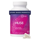 Microbiome Labs HU58 Bacillus Subtilis Probiotics for Women and Men - High Potency Spore Probiotic for Digestive Health & Immune Support - Daily Capsules with 10 Billion CFU (60 Capsules)