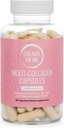 Collgen For her: Multi Colgen Capsules for Women (Ske I, II, III, V, X), Hydrolylyze Colgen Peptides, bổ sung vitamin cho tóc, da, móng tay, và hỗ trợ chung (90 ct).