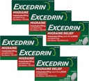 Excedrin Migrin cứu trợ, 24 Caplets (Back of 6)
