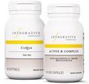 Integrative Therapeutics Bundle with Active B-Complex, 60 Capsules & CoQ10 (100mg), 60 Softgels - Active B-Complex to Support Energy Metabolism* - CoQ10 to Support Heart & Brain Health*