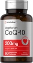 Horbäach CoQ10 200mg | musta piparekstraktiga | 60 kapslit | taimetoitlane, GMO-vaba, gluteenivaba toidulisand