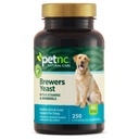 Petnc Natural Care Brewers Yeast Dog Skin and Coat Supplement (250 Chewables), With B Vitamins, Antioxidants & Minerals, Promotes Healthy Skin & Glossy Coat, For Dogs 10 Lbs & Over