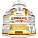FRESH HEALTHCARE Ashwagandha Capsules KSM-66 1200mg Pure Root Extract with Black Pepper for High Absorption - Potent Ashwagandha Supplement - 60 Vegan Capsules