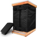 Winter Bee Hive Wrap for 8 and 10 Frame Hives, Adjustable Beehive Wrap Beekeeping Supplies, 600D Oxford Insulated Cover, Waterproof, Windproof, Lightweight, Eco-Friendly, Reusable, 75.98" x 23.6"