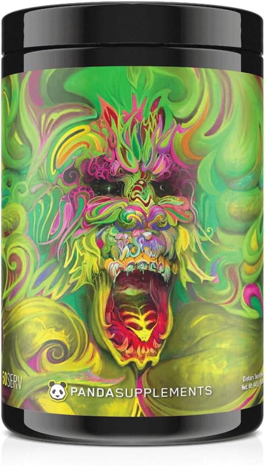 Labolio BiobalsTM Panda Supps: Rampage, Extrem Pre-hort, High Stim, Bomba màxima, Focus i Energia,(50 Servings) (Kiwi-Lychee-Pinnya Flavor AKAKAKAKA Goblin Juice)