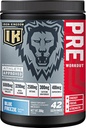 Iron Kingdom Pre Workout Pulber meestele ja naistele Kofeiin, Beta Alanine & Aminos Intense Focus Kestvus & Pump - Preworkout energiajook Pulber Natural Blue Freezie - 42 Servings