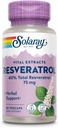 Solaray Resveratrol gehigarria, 75 mg, 60 kondea