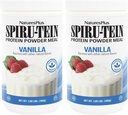 NaturesPlus SPIRU-TEIN, Vanilla - 1,06 фунта, Pack of 2 - Порошок из растительного белка - вегетарианский, без глютена - 32 общих порции