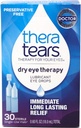 TheraTears Eye Drops for Dry Eyes, Dry Eye Therapy Lubricant Eyedrops, Preservative Free, 30 Count Single- Gunakan Vials