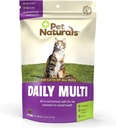 Pet Naturals Dagelijkse Multivitamine voor Katten met Biotine, Taurine en Arginine, 30 Vis Smaak Kauwen