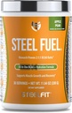SteelFit Steel Fuel 5g BCAAs Amino Acids Powder for Intra-Workout to Accelerate Muscle Growth & Enhanced Endurance - 30 Servings in Apple Pear - BCAA Supplements Powder for Electrolytes & Recovery