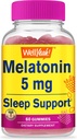WellYeah Melatonin Gummies 5 mg - 천연 Sourced 맛 - 약 - 무료 거미 보충 - 글루텐 무료 및 젤라틴 무료, 채식 - 60 구미