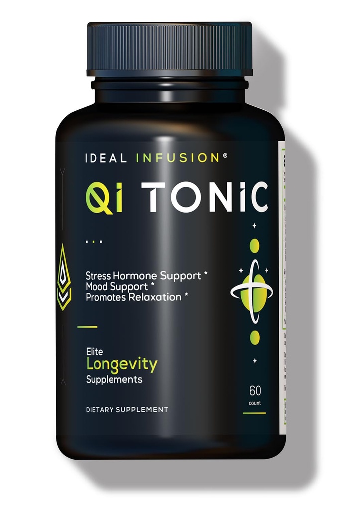 Ideal Infusion Cortisol Blocker and Mood Support: Promotes Relaxation & Stress Relief - Overall Wellbeing & Serenity, Astragalus Root, Ashwagandha, Passion Flower (60 Servings) Vegan
