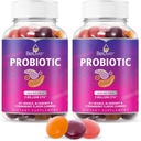 BeLive Probiotic Gummies - Probiotica met 5 miljard CFUs voor de spijsvertering van gezondheid, mannen, vrouwen en kinderen Probiotische Supplementen voor Immune Support, Suikervrij & Veganistisch 