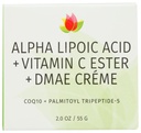 REVIVA LABS - Alfa Kyselina lipová Vitamín C Ester DMAE Creme (2.oz)