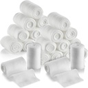 MEDca Gauze Bandage Rolls - 24 pakkausta, 2-tuumainen, 4.1 Yards Per Roll, Medical Grade Bandage for Haavanpukeutumista ja ensiapupakkaus