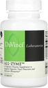 Davinci Laboratories - All- Zyme, Proteoliziniai fermentai ir virškinamojo fermento papildas, Bloating, dujos, vidurių užkietėjimas, ir bendra sveikata, Non-GMO ingredientai, 90 tablečių