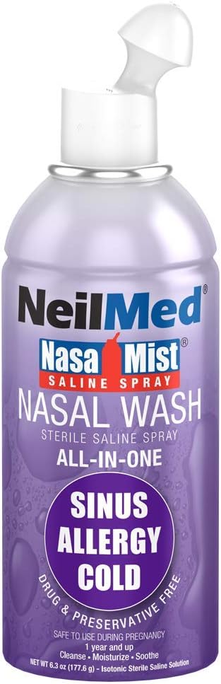 NeilMed NasaMist All in One Multi Purpose Soolalahus Spray, 6,3 Fl Oz