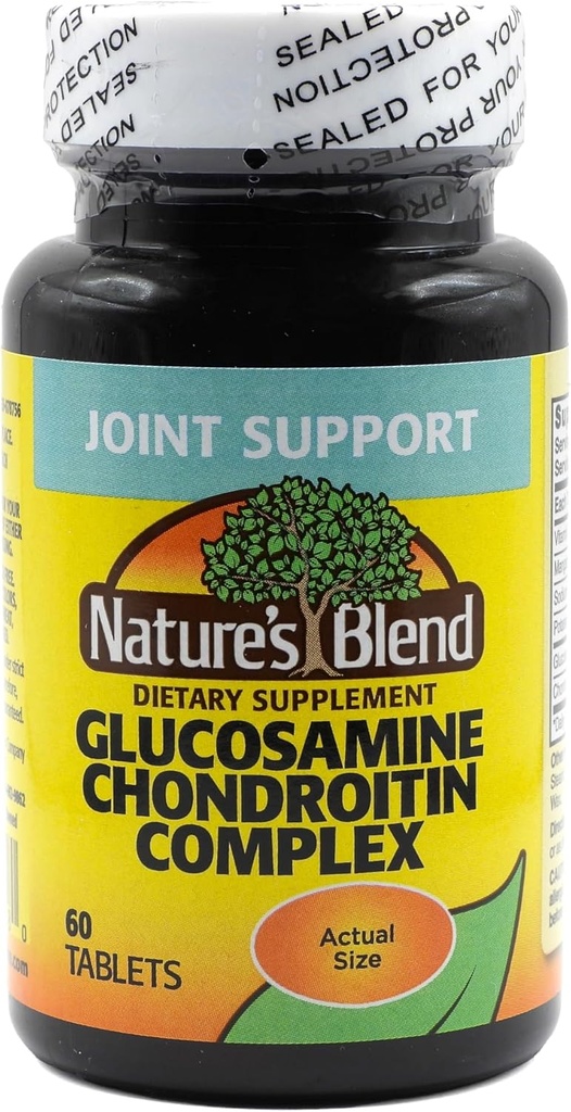 大自然的混合Glucosamine Chondroitin 复合石板, 60 Tabs
