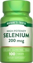 Nature 's Truth Selen 200 mcg Dodatek 124; Essential Mineral High Potency Tablety 124; Vegan, Non- GMO & gluten zdarma