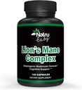 5 in 1 Lion's Mane Complex || Premium Max Strength || Advanced Non GMO Formel || 4 Monate Finest Extracts Versorgung || Adaptogenic Mushroom Formel || 3rd Party Getestet || Made in USA.