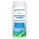 Puregen Labs Antifungal Powder with 2% Miconazole Nitrate for Common Fungal Infections Including Athlete’s Foot, Jock Itch and Ringworm, Talc Free, 3 oz (85g)