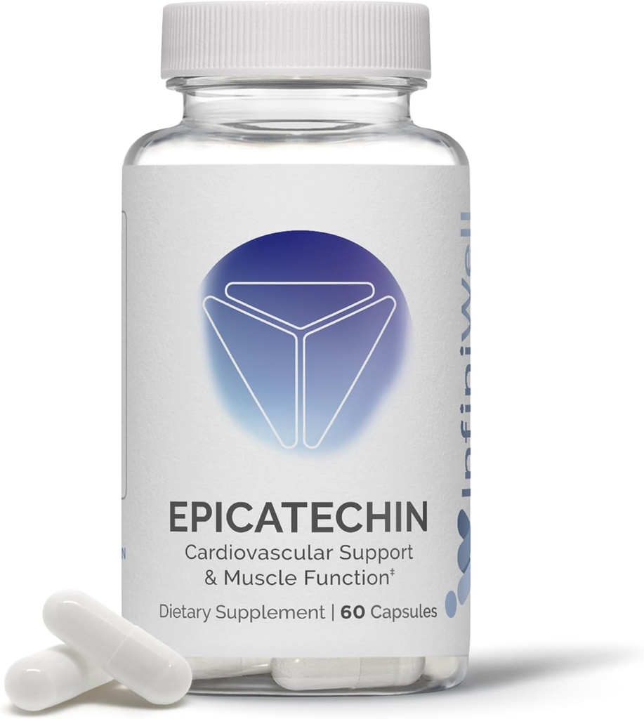 InfiniBé Epicitechin suplementari - Implementació de l'edifici Muscle i la producció de l'Oxide - Protetmotive Protesin Sy Scovery, Exercici de suport antioxidant i funció Cogniva (60 Capules)