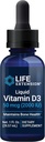 Livsforlengelse Flytende vitamin D3, 50mg (2000 IU), immunsystemstøtte, Bone Helse, Helbredelse, uflavorert, Glutenfri, Ikke-GMO, 29,57 ml